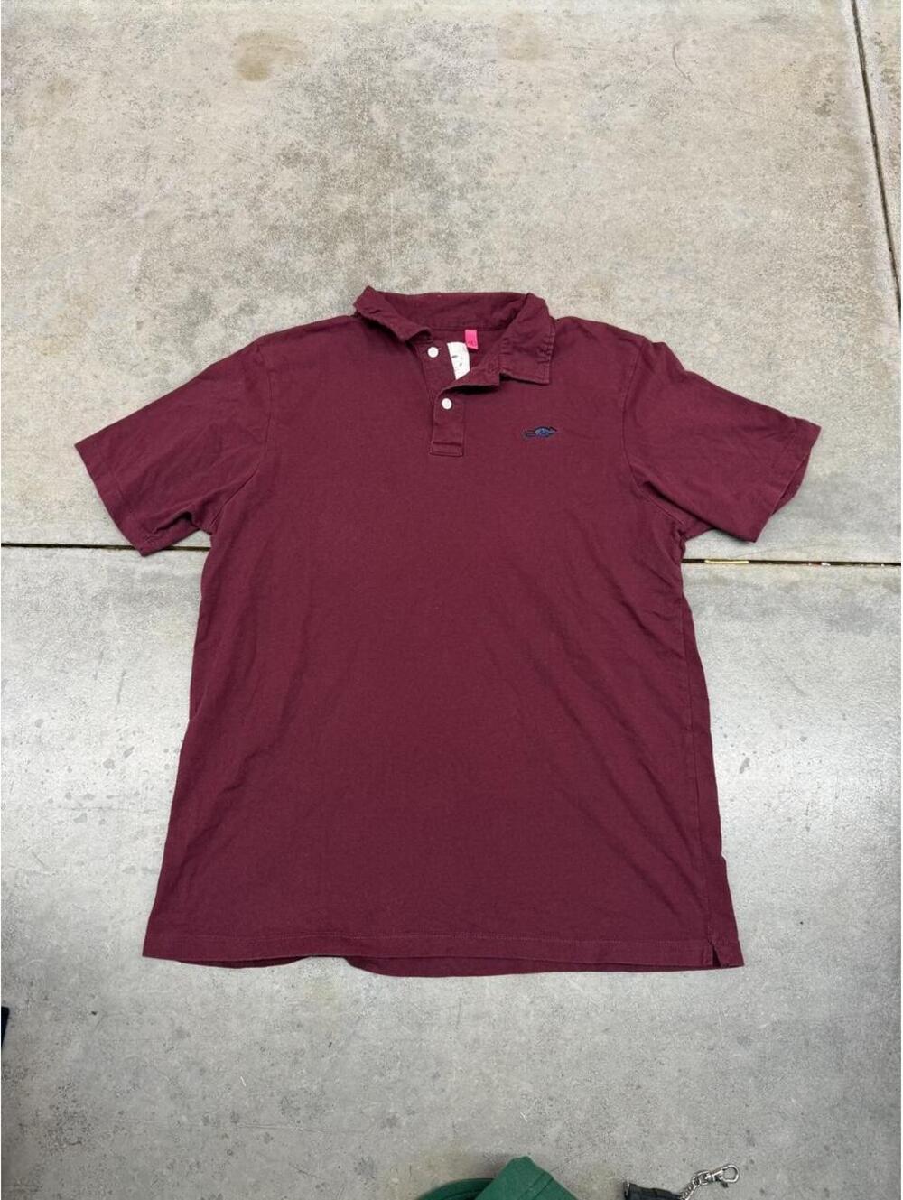 vintage marc jacobs stinky rat burgundy polo shirt size large